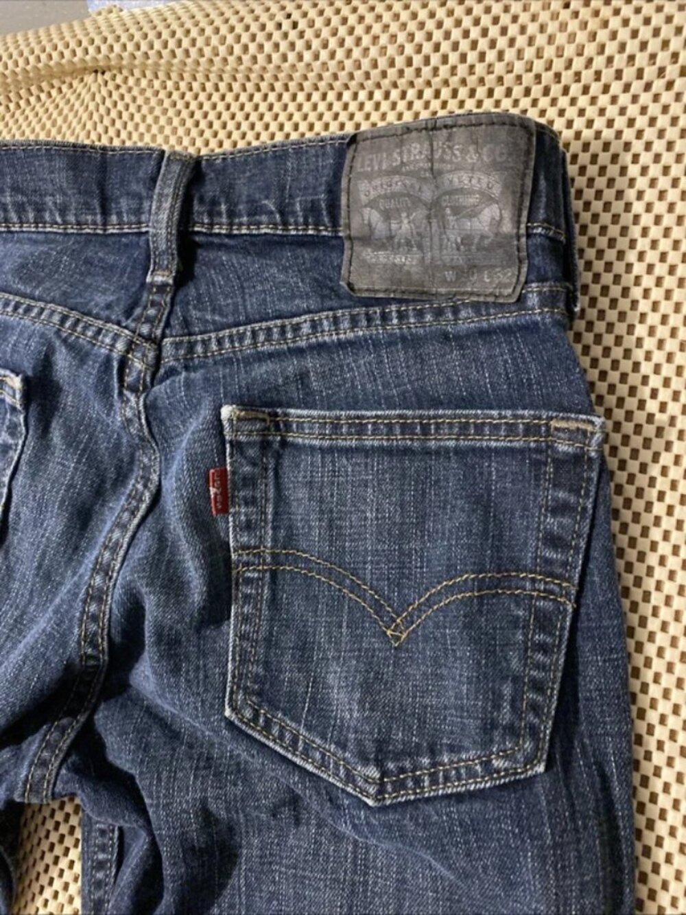 Levi's strauss & co men 511 straight slim jeans size w30 l32 made in mexico - Picture 3 of 4
